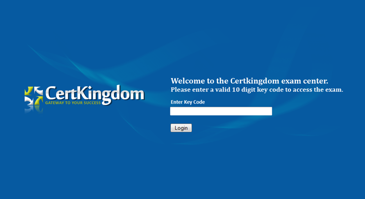 Welcome to Examkingdom Exam Center 